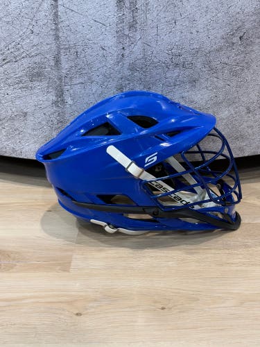 Used Blue Cascade S Helmet | University of Delware Player Issued