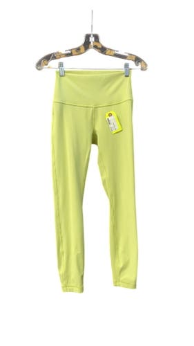 Lululemon Women's Lime Green Leggings Size 4