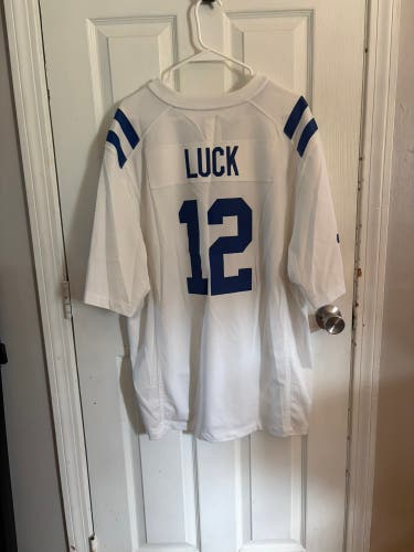 Andrew Luck White XL Men's Nike Jersey (Used)