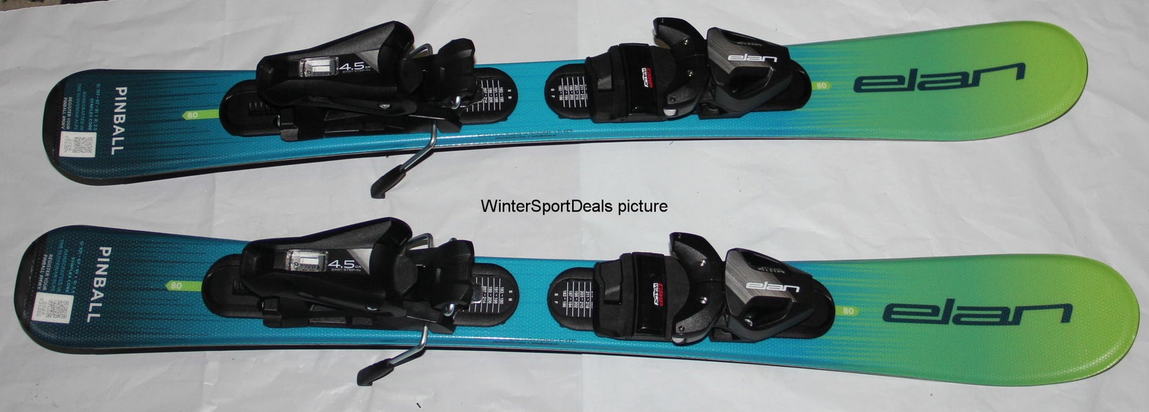 NEW 2027 Elan 80cm Kids skis boys with EL 4.5 GW size adjustable Bindings set