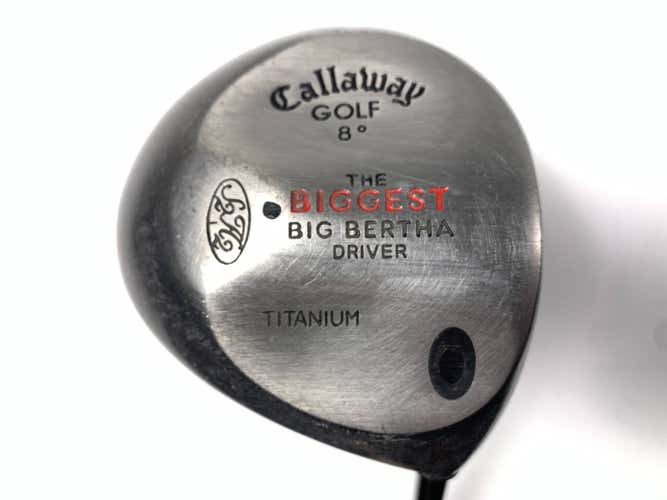 Callaway Biggest Big Bertha Driver 8* Big Bertha System 60 Strong RH