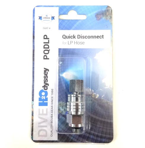 Scuba Dive Low Pressure, LP 2nd Stage Regulator Hose Quick Disconnect QD Adapter
