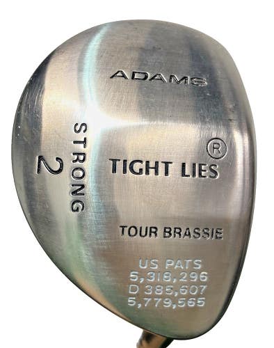 Adams Tight Lies Tour Brassie Strong 2 Wood 13* RH Stiff Steel 42" Original Grip
