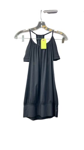 Lululemon Women's Tank Top with Built-in Sports Bra - Black, Size 4