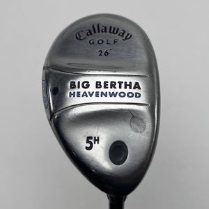 Callaway Big Bertha Heavenwood 5 Hybrid 26* Big Bertha Gems 55 Ladies RH