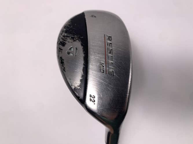 TaylorMade Rescue Mid 4 Hybrid 22* 65g Senior Graphite Mens RH