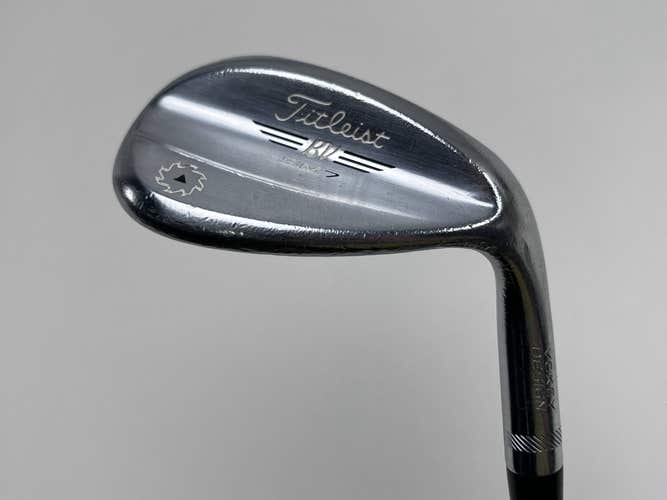 Titleist Vokey SM7 Tour Chrome Wedge 58* 12 Bounce D-Grind Wedge Steel Mens RH