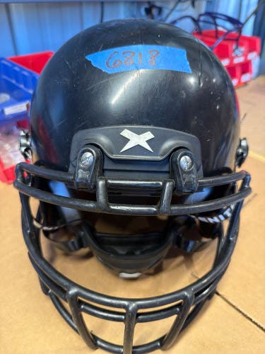 USED XENITH X2E+ YOUTH FOOTBALL HELMET - LARGE - BLACK