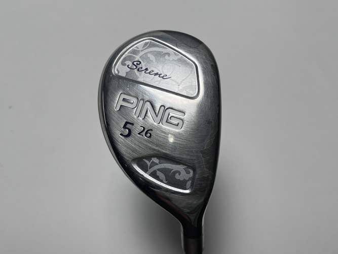 Ping Serene 5 Hybrid 26* ULT210 Ladies Graphite Womens RH Undersize Grip