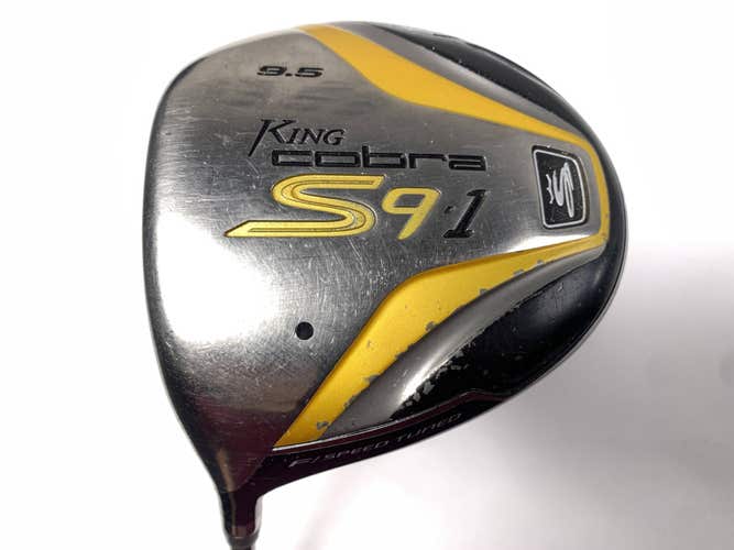 Cobra S9-1 F Driver 9.5* Aldila DVS-HL 55g Stiff Graphite Mens LH Midsize Grip