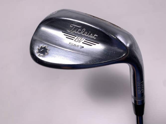 Titleist Vokey SM7 Tour Chrome Wedge 60* 8 Bounce M-Grind Wedge Steel Mens RH