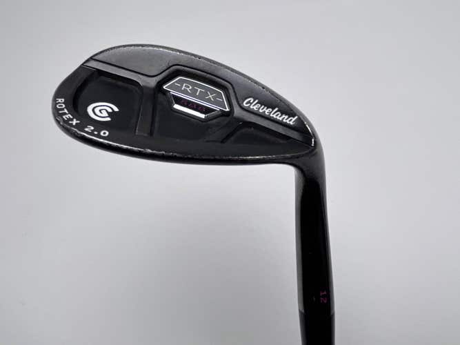 Cleveland 588 RTX 2.0 CB Black Satin Wedge 60* 12 Bounce UltraLite Womens RH