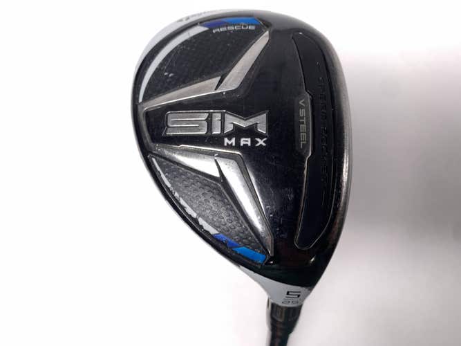 TaylorMade SIM MAX 5 Hybrid 25* Fujikura Ventus Blue 5A Senior Graphite Mens RH