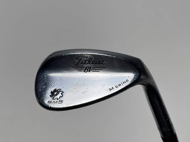 Titleist Vokey SM5 Tour Chrome Wedge 56* 10 Bounce M-Grind S200 Steel Mens RH