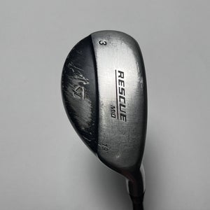 TaylorMade Rescue Mid 3 Hybrid 19* 65g Stiff Graphite Mens RH