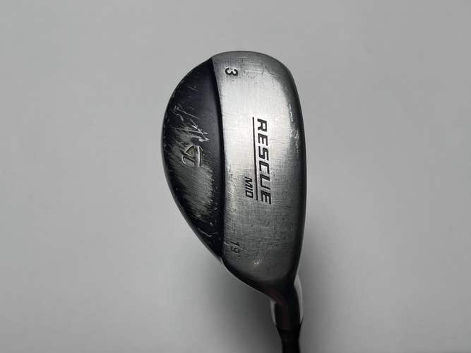 TaylorMade Rescue Mid 3 Hybrid 19* 65g Stiff Graphite Mens RH