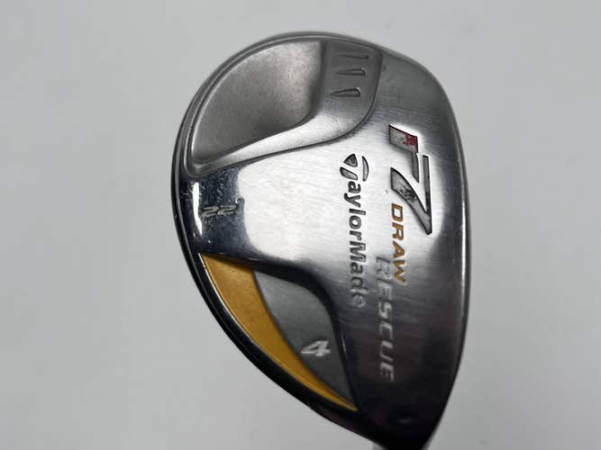 TaylorMade R7 Draw 4 Hybrid 22* REAX 55g Regular Graphite Mens RH