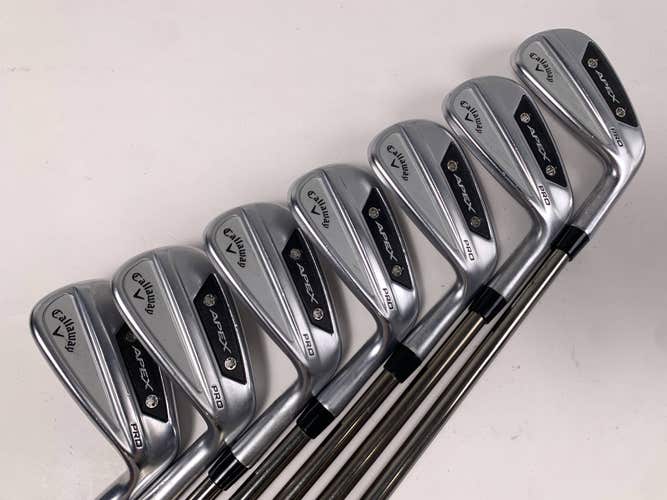 Callaway Apex Pro 24 Iron Set 5-PW+AW Recoil ES 760 F3 Regular Graphite Mens RH