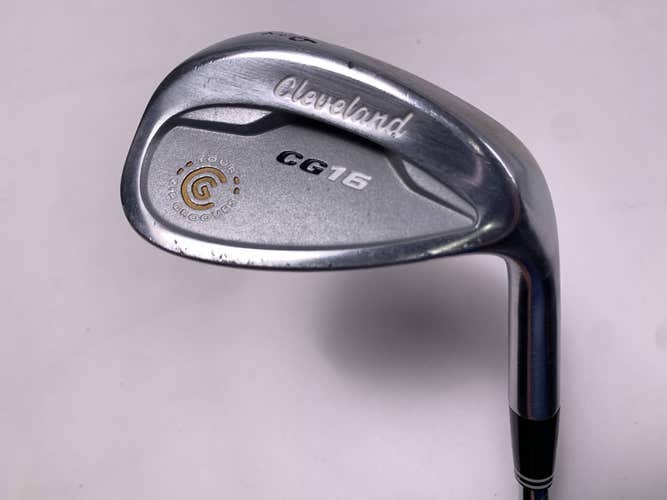 Cleveland CG16 Chrome Zip Groove Wedge 56* 14 Bounce Traction Wedge Steel RH