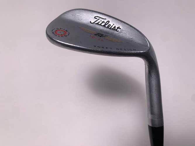 Titleist Vokey Spin Milled Chrome 2009 Wedge 56* 11 Wedge Steel RH Midsize Grip