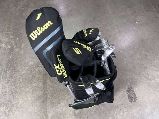 Wilson Linear XD Club Set Driver 5W 4H 5-PW Putter Graphite & Steel RH HC Bag