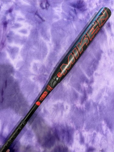 Black Miken Maniac Alloy Bat (-8) 26 oz 34" (Used)