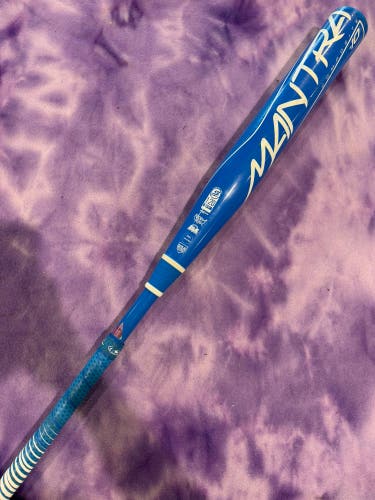 Blue 2023 Rawlings Mantra Composite Bat (-10) Composite 22 oz 32" (Used)