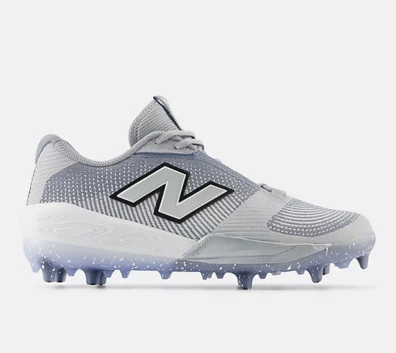 Gray Men's Size M 9.5 (W 10.5) New Balance Cleats (New)