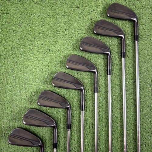 Macgregor MacSpd Black Iron Set 4-PW GW KBS Max Stiff Flex 80 Steel -1 Short
