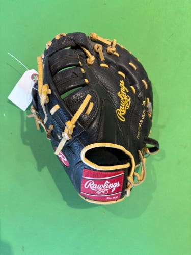 Black Rawlings Highlight Series LH First Base Baseball Glove 11.5"