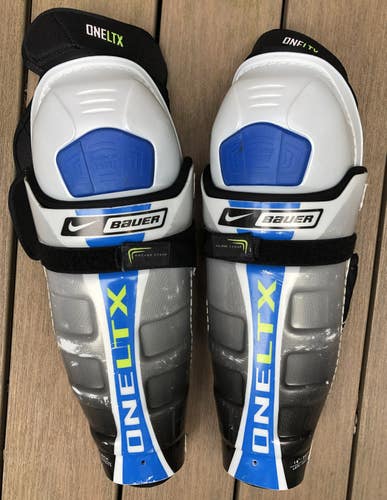 Senior Nike Bauer Supreme One LTX 14" Shin Pads (Used)