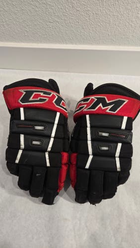 CCM HG4RPro Gloves 14" Black/Red/White (Used)