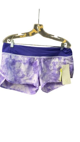 Lululemon Run:Speed Short - Size 10 - Purple Tie-Dye