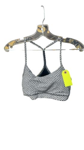 Lululemon Women's Sports Bra - Size 10 - Black/White Pattern