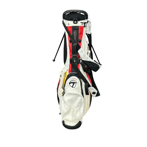 Used Taylormade STAND BAG Mens Stand Bag White 11375-S000380718