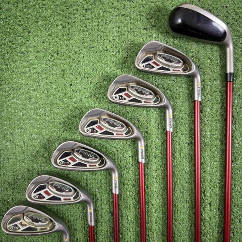 Ping G15 Hybrid Iron Set 6H 7-PW UW SW Yellow Dot Soft Regular Senior Flex -1/2