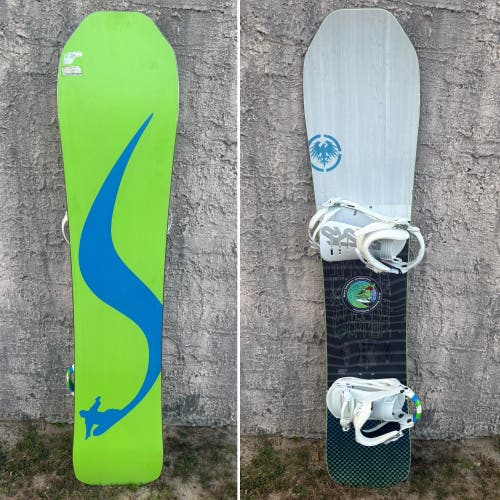 151cm Never Summer InstaGator Shaper Series Snowboard With K2 Bindings (still with new sticker)