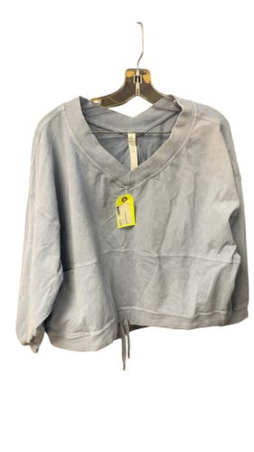 Lululemon Women's XS/S Blue V-Neck Drawstring Sweater
