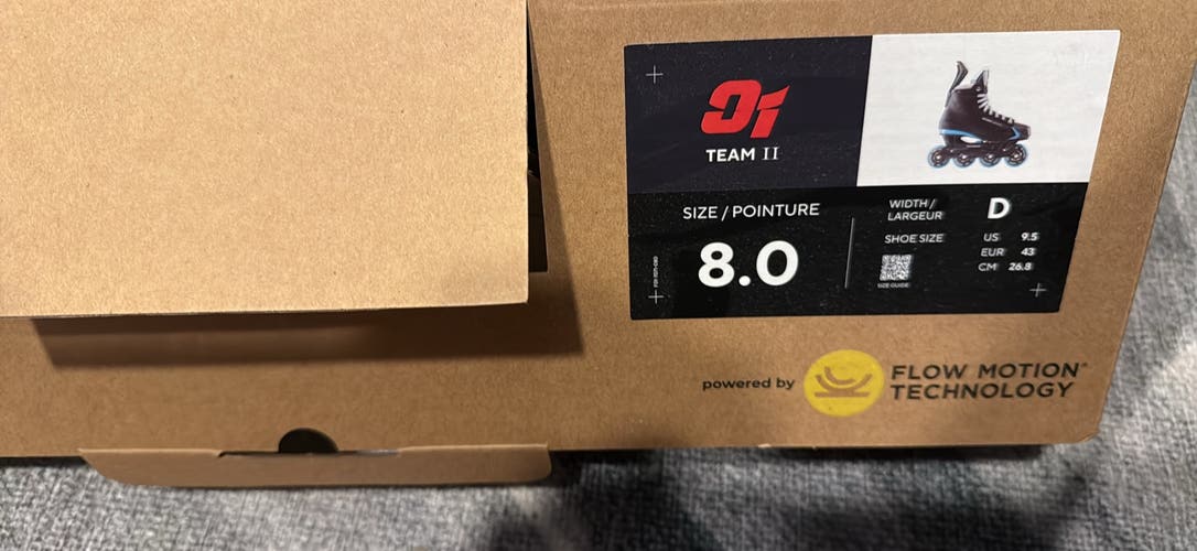 Marsblade O1 Inline Skates Regular Width Size 8 (New)