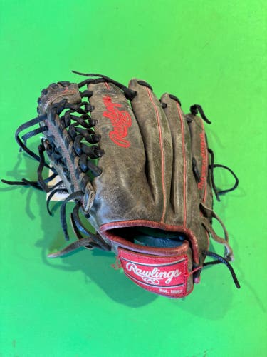 Brown Rawlings Heart of the Hide LH Infield Baseball Glove 11.5"