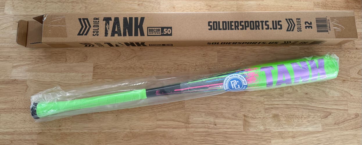 Brand New! 2026 Tank Alloy BBCOR Certified Bat (-3) 29 oz 32"