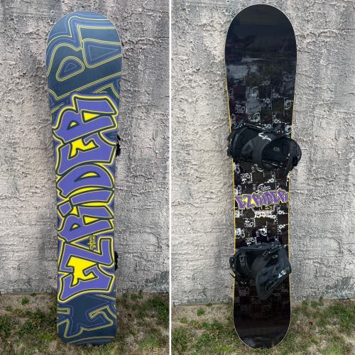Super Rare 154cm Flow EZ Rider Snowboard With Flow Bindings (New, Unridden)