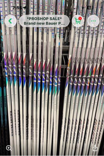Senior Bauer Proto2 Right Handed Hockey Stick P28 87 Flex (New)