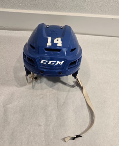 ROYAL BLUE CCM Helmet MAPLE LEAFS (Used)