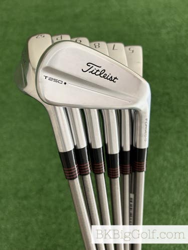 Titleist T250 25 Forged Iron Set 5-52 / SteelFiber i70 Senior Graphite