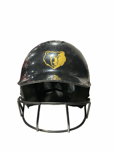 Used Champro BLK HELMET 6 1/2 - 7 Batting Helmet w/Mask Black MD 11834-S000054893