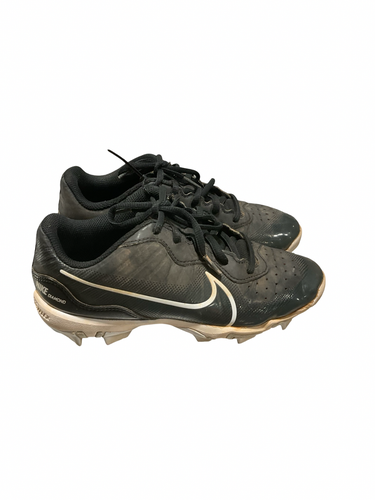Used Nike DIAMOND BB/SB Cleats Black Junior 04.5 11834-S000054701