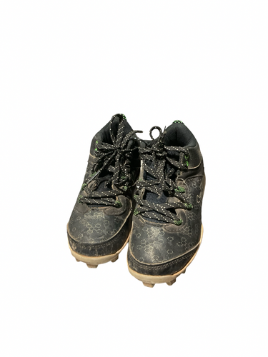 Used Under Armour BLK/GREEN BB/SB Cleats Black Youth 10.0 11834-S000054809
