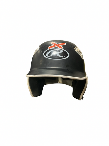 Used Rawlings BASEBALL BLK HELMET Batting Helmet No Mask Black One Size 11834-S000054851
