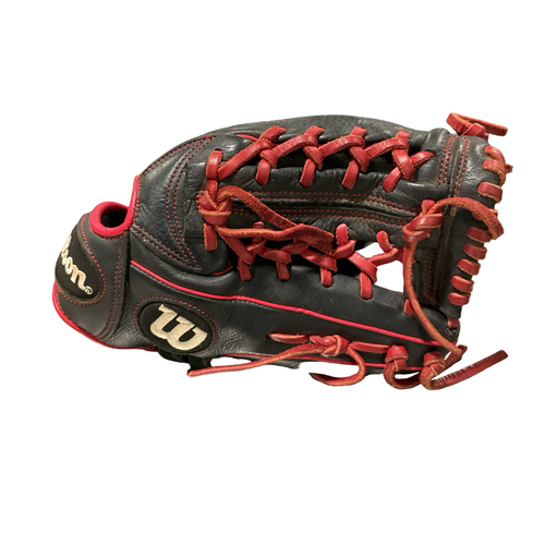 Used Wilson A700 GLOVE BB/SB Glove RH Throw Black 12" 11834-S000052820